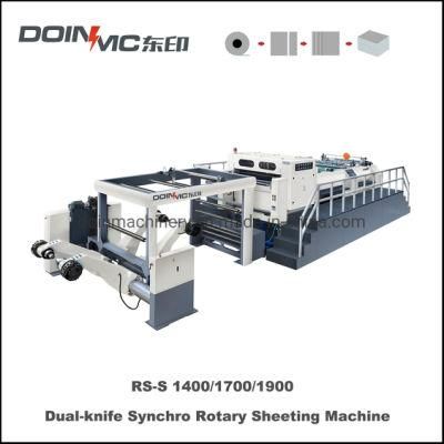 Dual Knife Synchro-Fly Paper Sheeter Machine