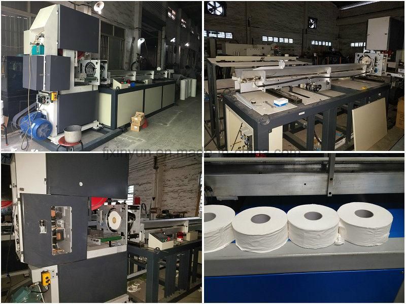 High Speed Toilet Tissue Paper Maxi Roll Cutting Machine