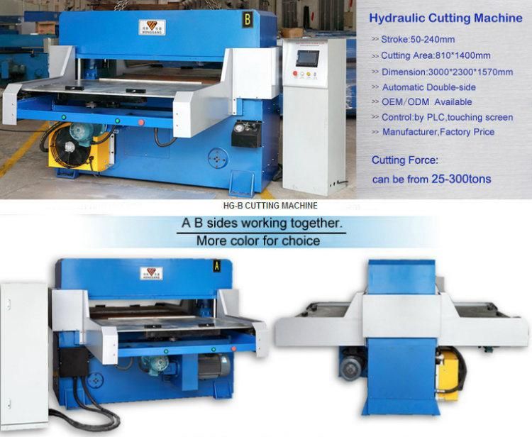 Hg-B60t Automatic Feeding Plastic Food Packaging Hydraulic Cutting Machine