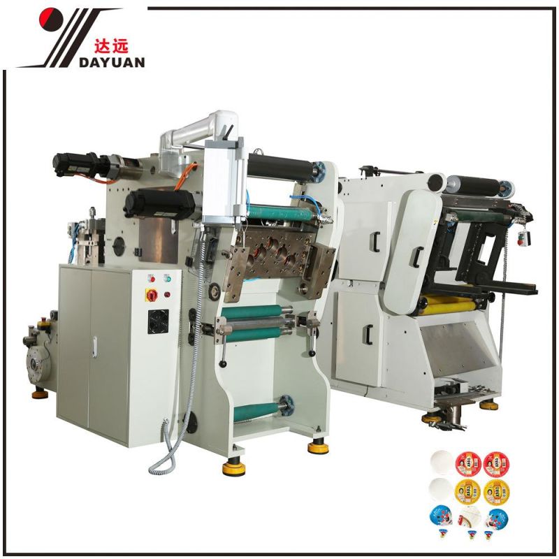 Latest Design Aluminum Foil Lids Punching Machine for Yogurt Packaging