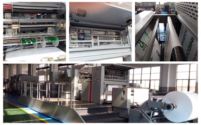 Automatic Die Cutting and Hot Foil Stamping Machine in One Step Through Web-Fed