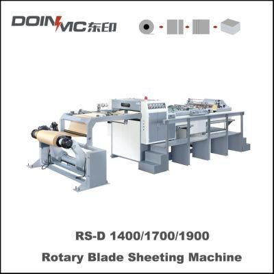 Rotary Knife Cut Size Paper Sheeter Economy Type Cutting Machine