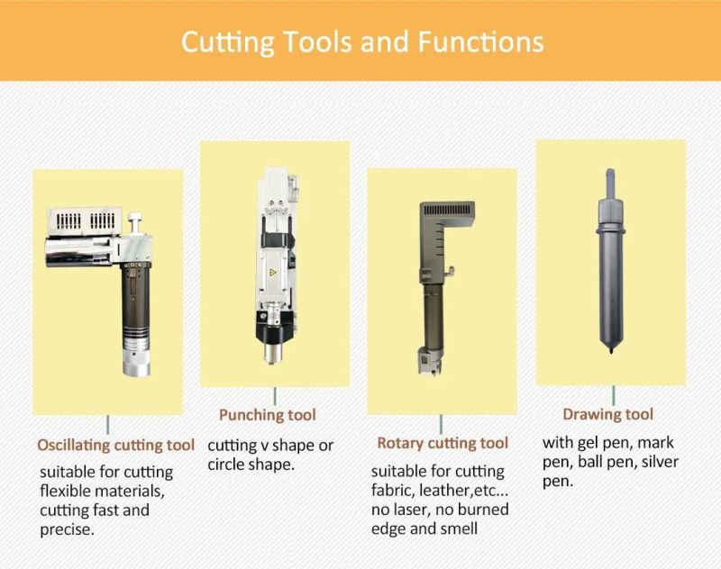 China CNC Asbestos Rubber Gasket Automatic Oscillating Knife Cutting Machine