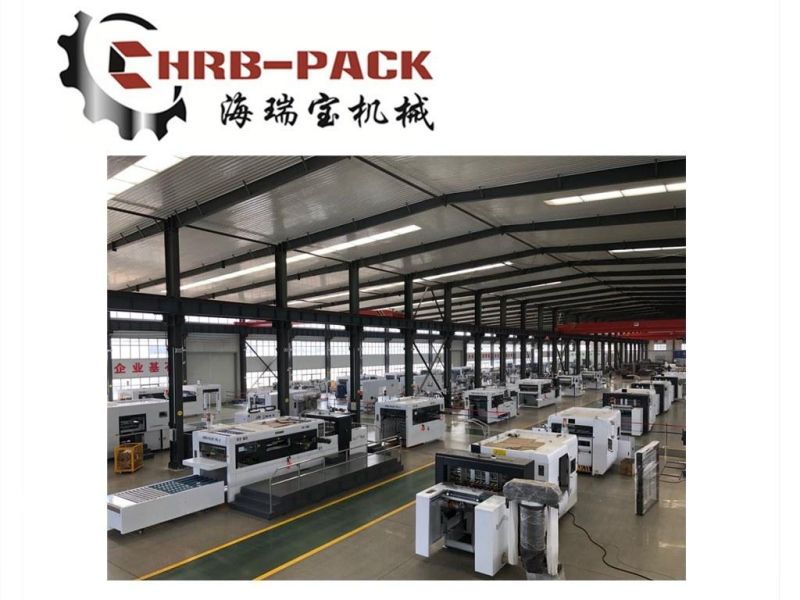 Hrb-1500e Automatic Flatbed Die Cutter and Creasing Machine for Carton Box/ Die Cutting Creasing Machine