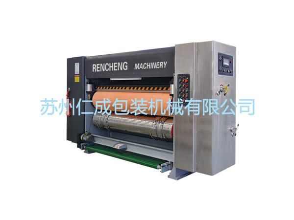 Corrugated Cardboard 4colors Printer Slotter Die Cutter Stacker Machine