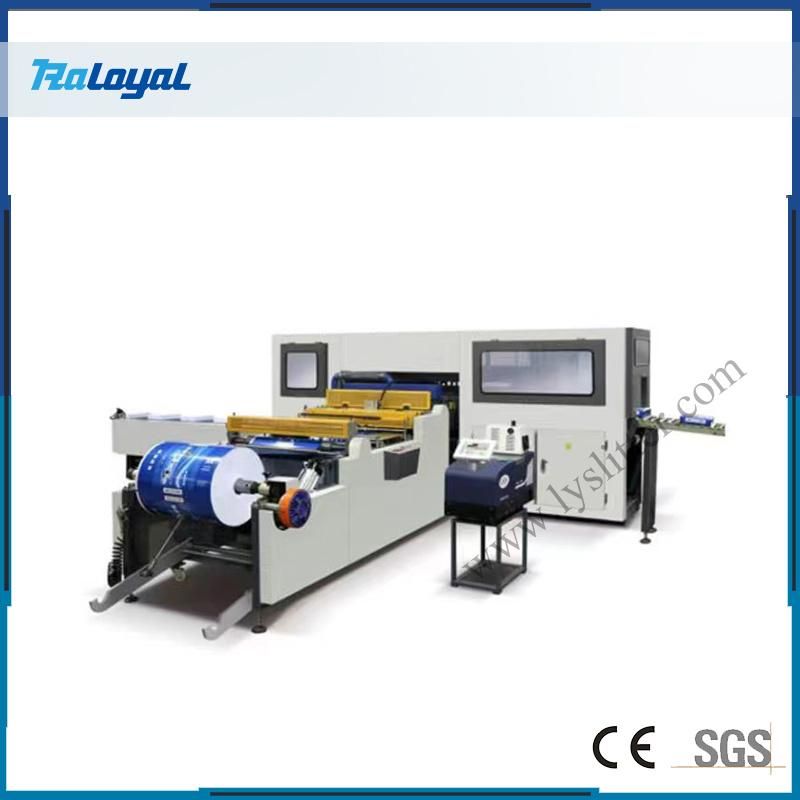 Servo Motor PLC Control Paper Roll to Sheet Cutting Machine Paper Processing Machinery with Automatic Stacking Function
