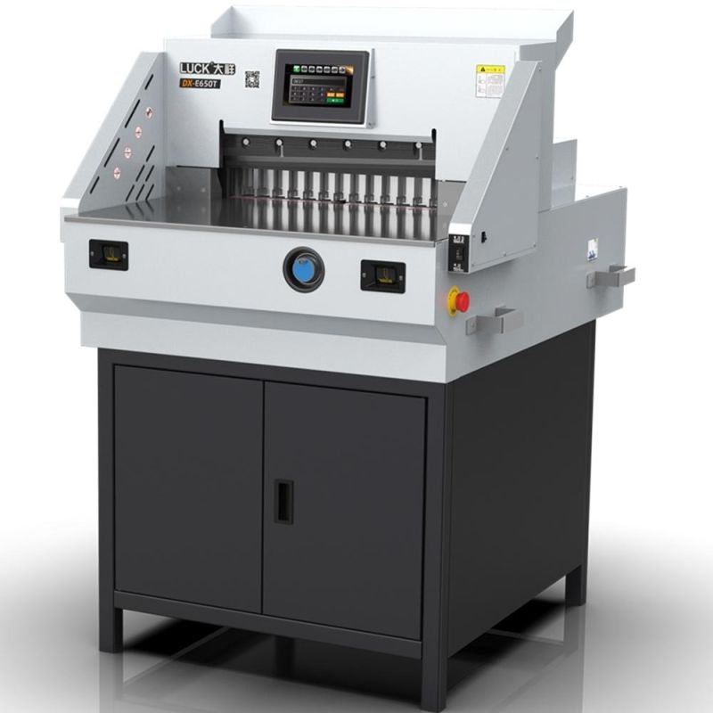 Newest 650mm Paper Cutter Automatic Paper Cutting Machine Electric Guillotine E650t
