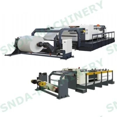 Rotary Blade Two Roll Reel to Sheet Cutting Machine China Factory