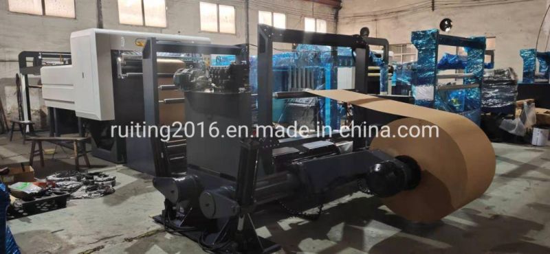 Drive Double Rotary Knife Sheet Cutting Printing Paper Double Offset Paper Cutter Jumbo Web Roll to Sheet Cutting with Two Roll