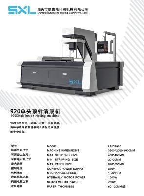 Automatic Waster Paper Stripping Machine with Rods After Die Cutting Carton