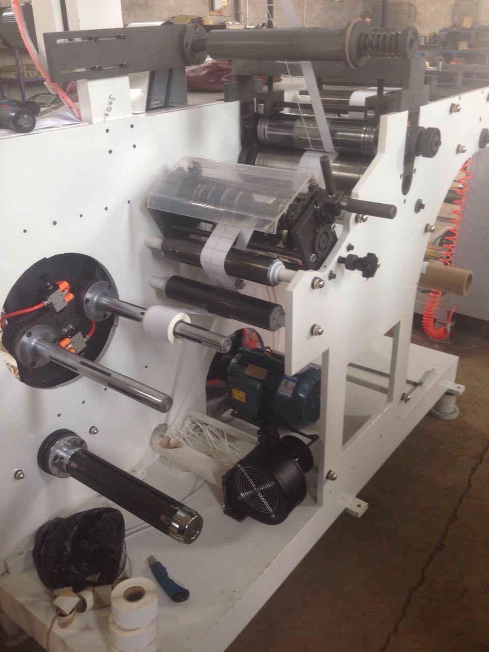 Rotary Die-Cutting and Slitting Machine with Turret Rewinding