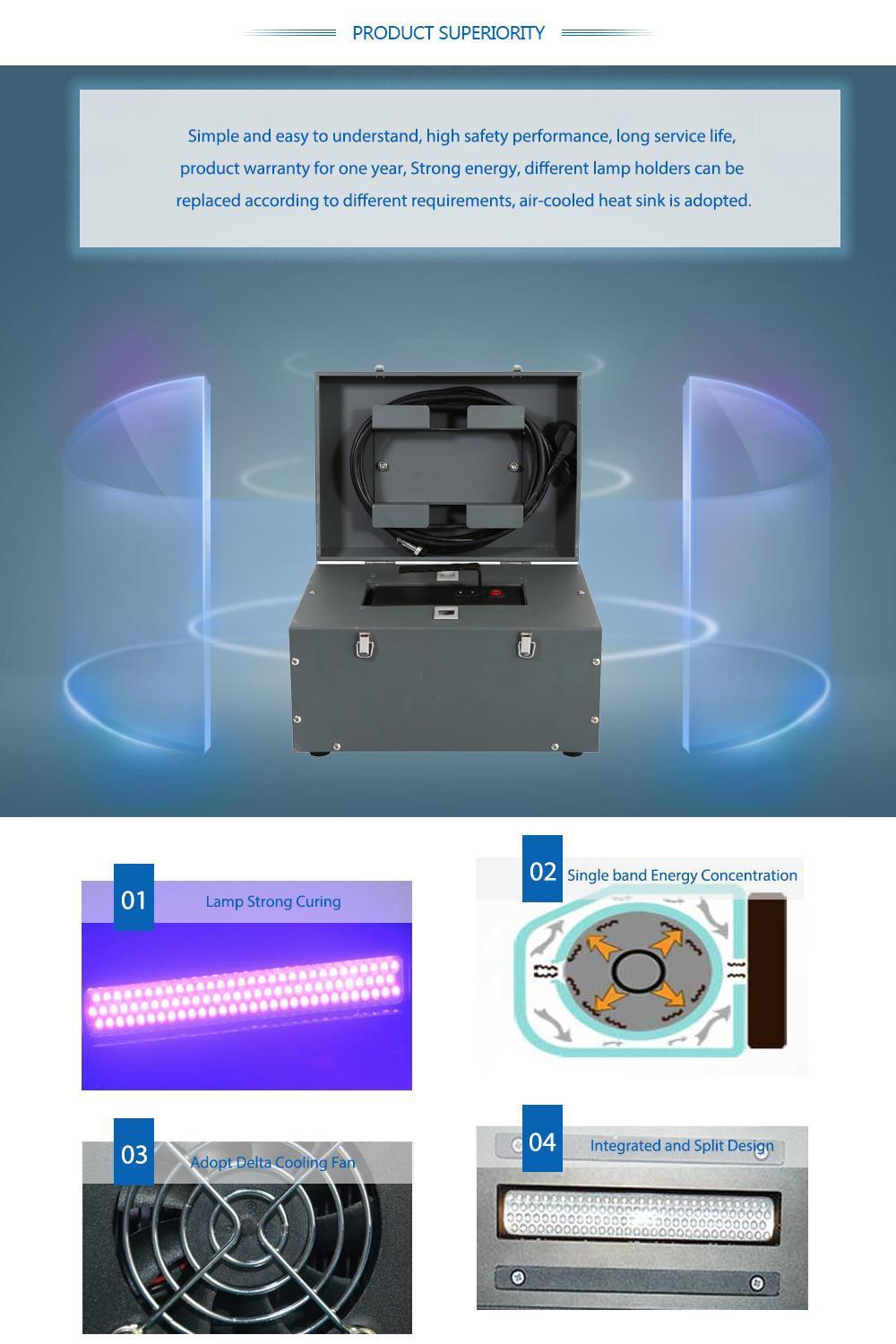 China Full Automatic Portable UV Curing Machine with UV Curing System