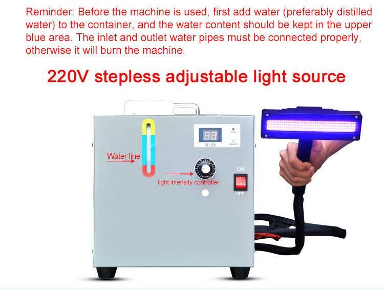 LED Mobile Water Cooling UV Curing Machine