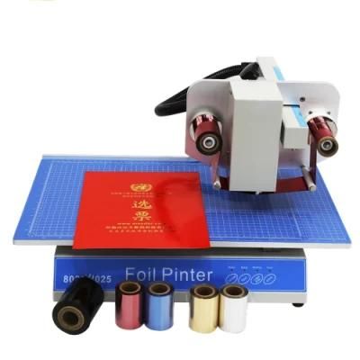 Hot Stamping Machine Foil Printer Digital Flatbed Printer for Leather/Plastic Cover Printing