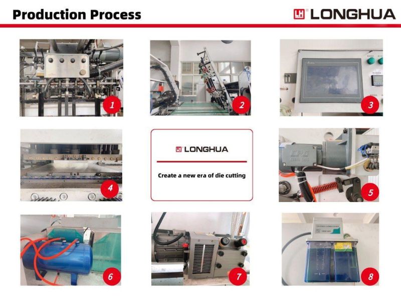 China Leading Brand Longhua Automatic Creasing & Die-Cutting Cut Machine of 1060 Size