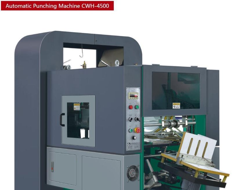 Paper Book Punching Comb Wire Spiral Coil Binding Machine (CWH-4500)