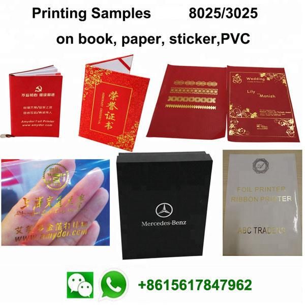 Zm-3025 Digital Gold Hot Foil Stamping Printing Machine for Sale