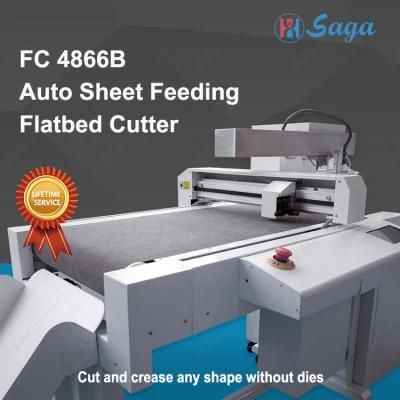 Saga Digital Automatic Feeding Half-Cut Sheet Die Cutter After Printing Packing