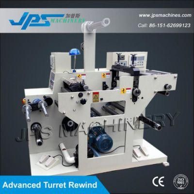 Turret Rewinder Slitting&amp; Rotary Die Cutting Machinery for Blank Label Paper, White Film Sticker Roll