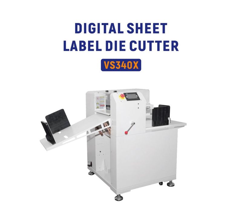Vs340X Best Slitting and Cutting Machine for Square and Any Shape Label Sticker Making