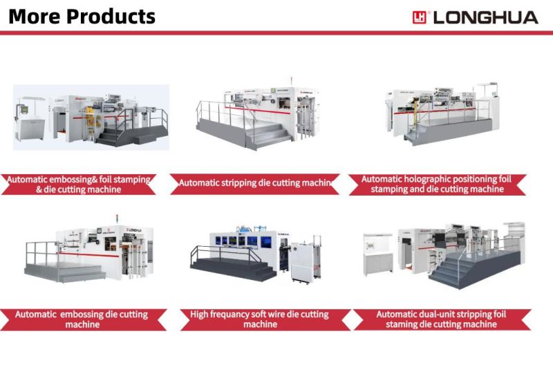 China Leading Brand Longhua Automatic Creasing & Die-Cutting Cut Machine of 1060 Size