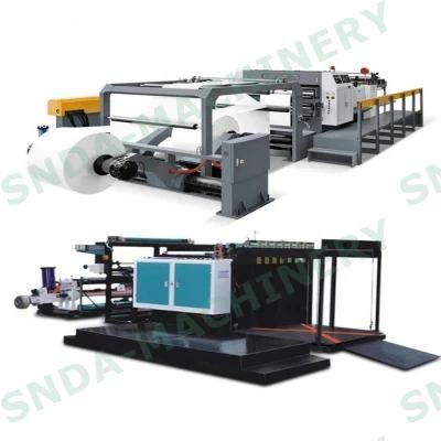 High Speed Hobbing Cutter Roll Paper to Sheet Cutting Machine China Manufacturer