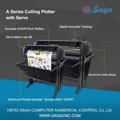 a Series Digital Vinyl Cutter Plotter with Servo Motor for Self-Adhesive Sticker, Label