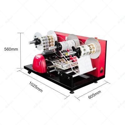 High Speed&amp; High Efficiency Red Light Scanning Label Roll to Roll Contour Cutting Die Cutter.