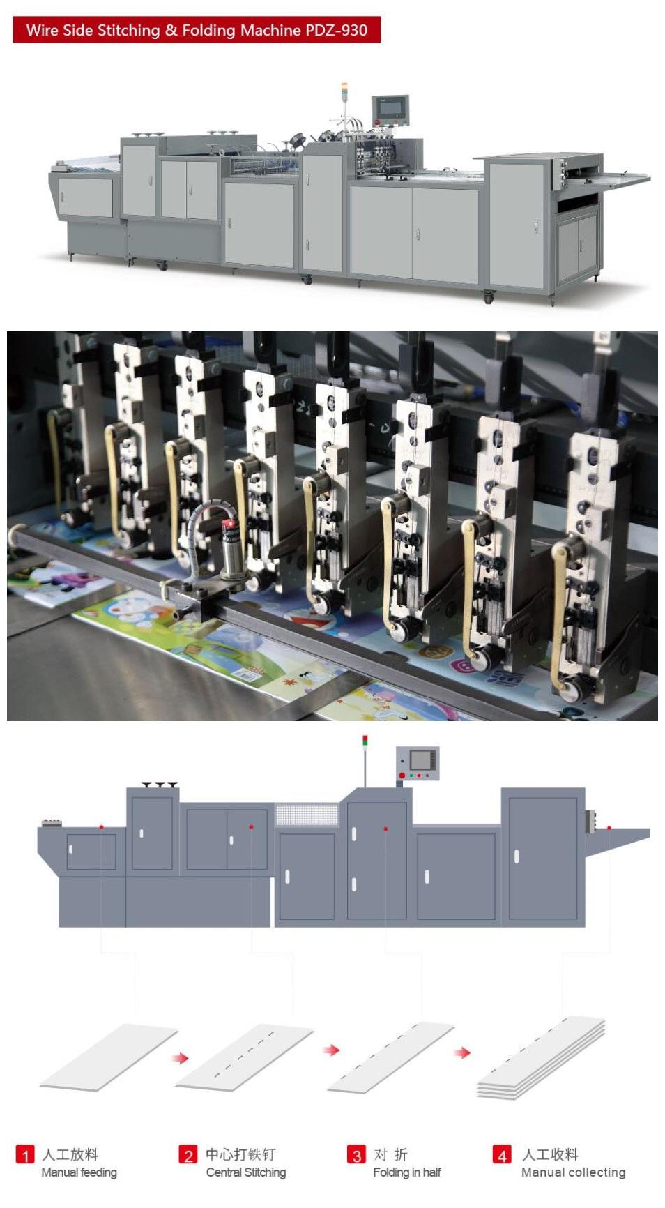 Wire Stitching and Folding Machinery for Text Books