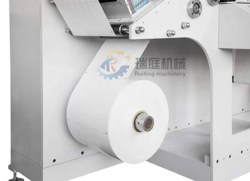 Label Sticker Kiss Cutter Self Adhesive Roll to Roll Digital Die Cutting Machine with Slitting and Laminating