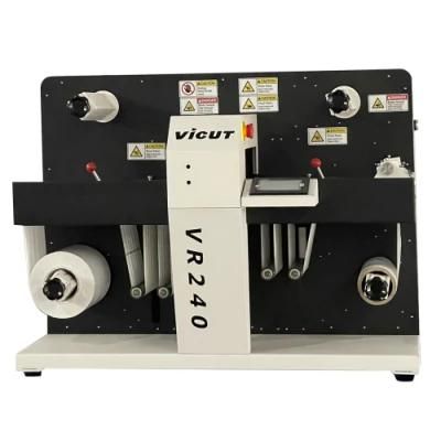 Automatic Label Sticker Paper Roll Die Cutting Machine with Slitter