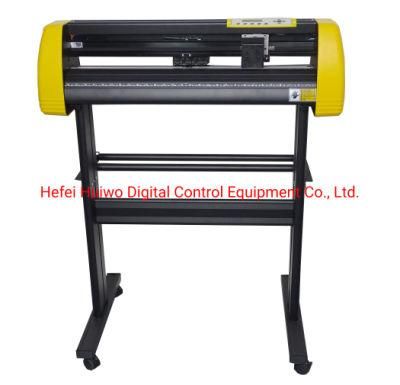 Yellow Color 720mm Al Standing Vinyl Cutter Plotter Cutting Plotter