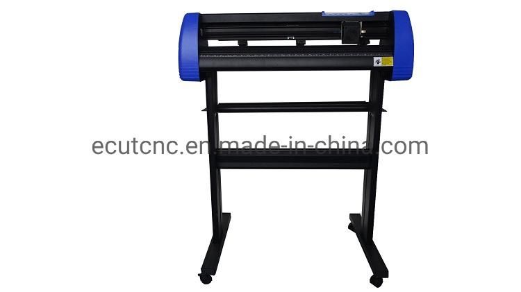 E-Cut Ki-870 Black and Blue Step Motor Al Stand Vinyl Cutter Plotter