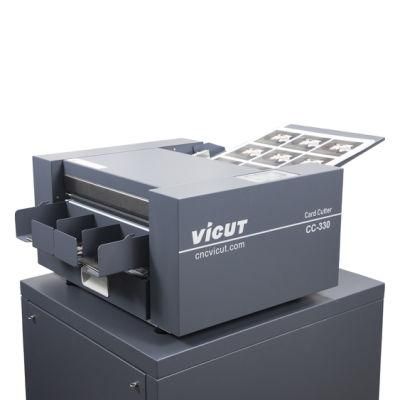 Design Companies Use Fast Cutting Speed Cc-220 Die Cutting Business Card Printer and Cutter