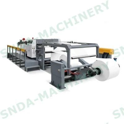 High Speed Hobbing Cutter Paper Roll to Sheet Sheeting Machine China Manufacturer