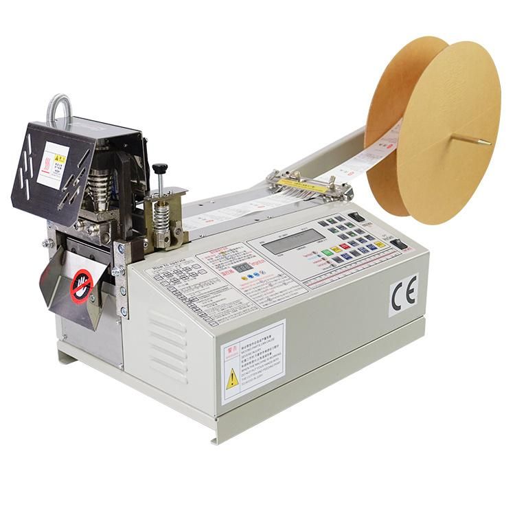 Hot Cold Knife Auto Cloth Woven Label Machine Cutting Machine