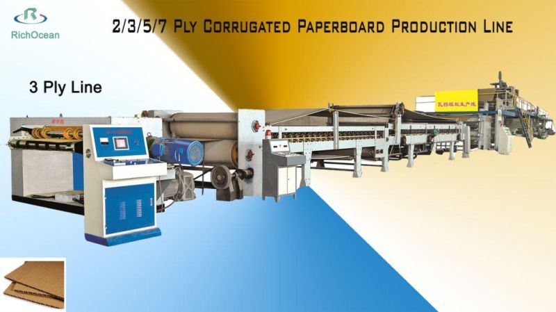 3/5/7ply Corrugated Cardboard Production Line Cutting Machine