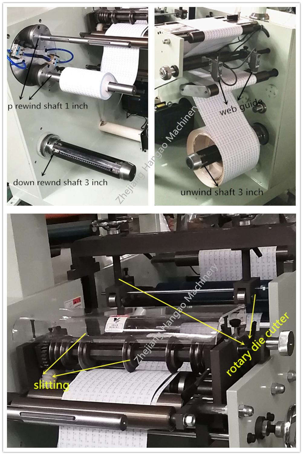 320 Label Rotaty Die Cutting Machine with Slitting