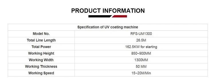 Best Price Spc UV Coating Machine
