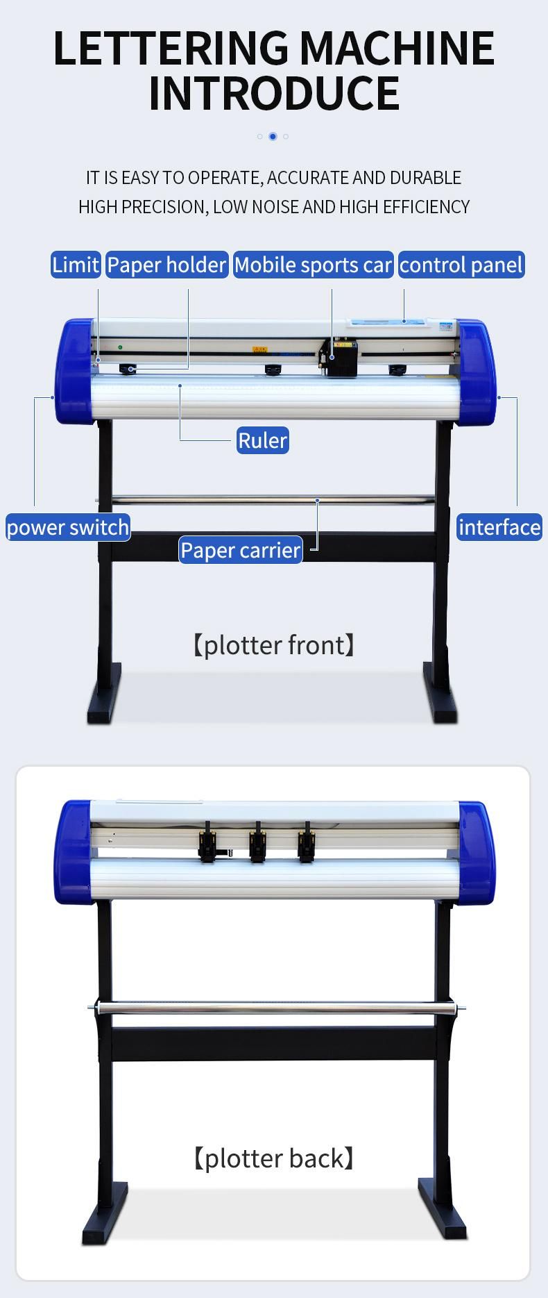 Automatic Miniaturization Desktop Full Edge Searching Actual Engraving H500CCD Model Lettering Film Engraving Machine Advertising Self-Adhesive Die Cutting Plot