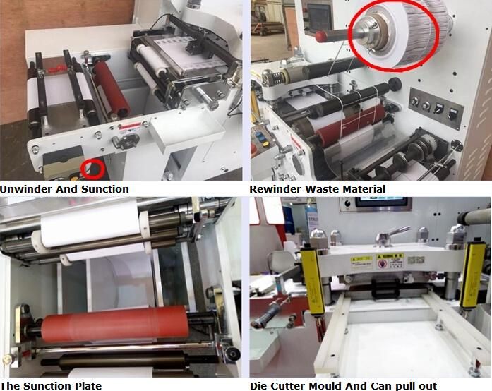 Through Kiss Cut Aluminum Foil Label Die Cutting Machine Converter