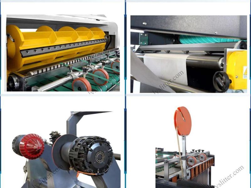 2 Rolls Automatic Mult Reel Paper Roll to Sheet Cutting Machine with Slitting and Web Guiding