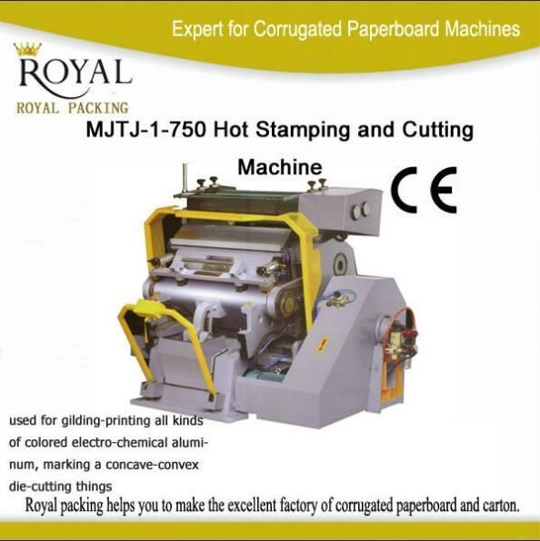 Mjtj-1-750 Hot Stamping and Die Cutting Machine (Have CE)