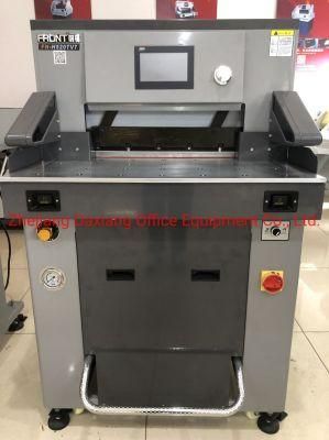 Hot Selling Hydraumatic Paper Cutter 670mm Front Factory H670TV7