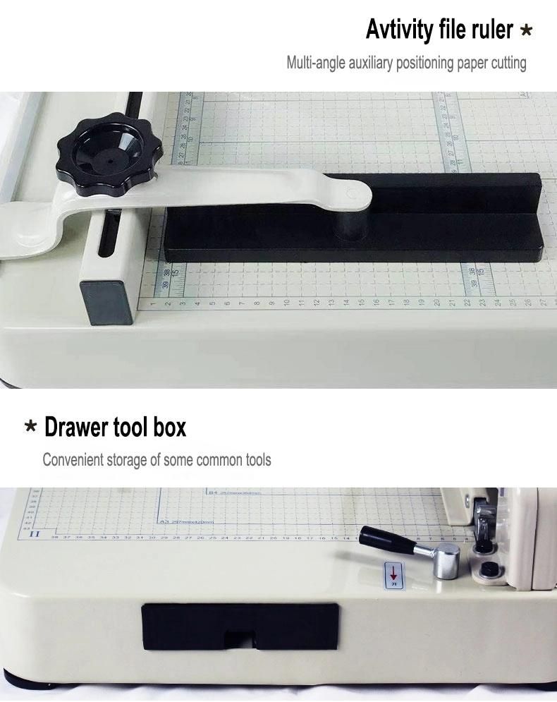 Heavy-Duty Manual Guillotine Desktop Stack Paper Cutter