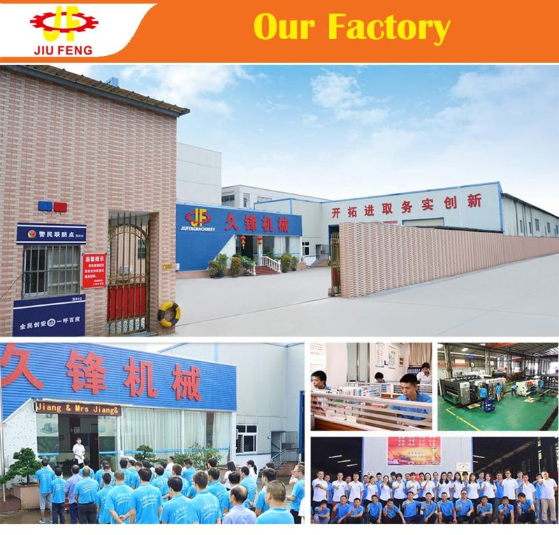 Jiufeng Quality Control & New Factory Choice Rotary Slotting and Corner Cutting Machine Semi-Automatic Carton Making Machinery