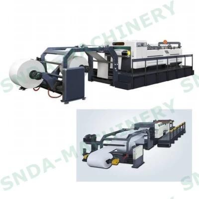 Rotary Blade Two Roll Reel to Sheet Cutter China Factory