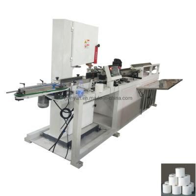 High Quality Toilet Roll Paper Band Saw Cutting Machine Price