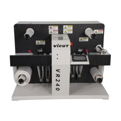 Plastic Film Paper Label Rotary Die Cutting Slitting Machine