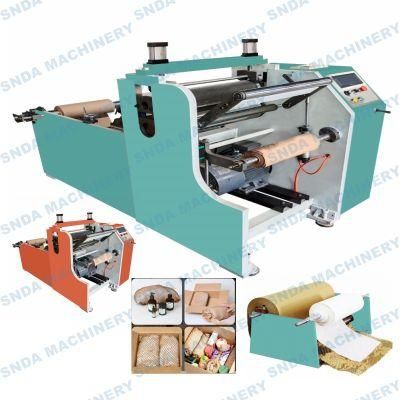 Kraft Honeycomb Paper Wrapping Roll Packing Paper Roll Making Machine